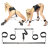 Комплект наручников и наножников с распорками Spread &#039;em Bar and Cuff Set 