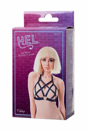 Черная портупея H.E.L. Tibby 