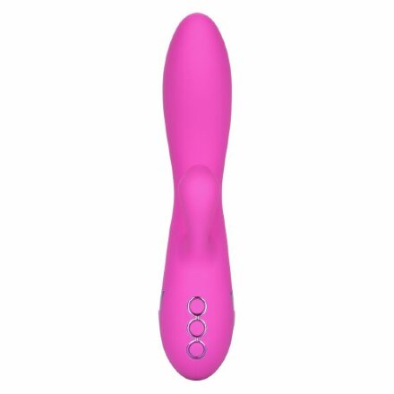 Лиловый вибратор Malibu Minx с функцией всасывания 