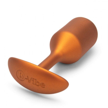 Пробка для ношения цветы бронзы B-vibe Snug Plug 2 - 11 см. 