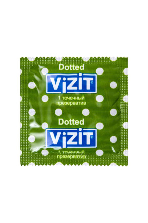 Презервативы с точечками VIZIT Dotted - 12 шт. 