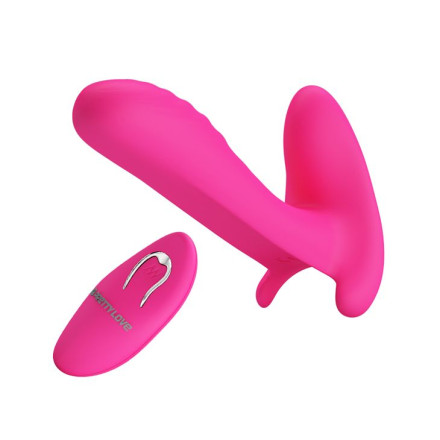 Розовый мультифункциональный вибратор Remote Control Massager 