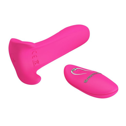 Розовый мультифункциональный вибратор Remote Control Massager 