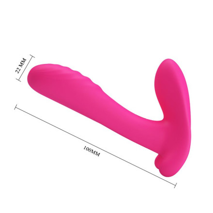 Розовый мультифункциональный вибратор Remote Control Massager 