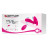 Розовый мультифункциональный вибратор Remote Control Massager 