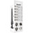Черный вибратор на мощной присоске Basecock Realistic Vibrator Remote Control - 18,5 см. 