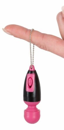 Мини-вибратор Key Ring Vibe в виде брелка - 6,5 см. 