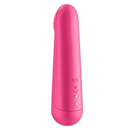 Розовый мини-вибратор Ultra Power Bullet 3 