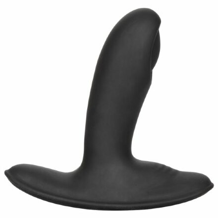 Черный массажер простаты с пультом-браслетом Eclipse Wristband Remote Pulsing Probe - 11,5 см. 