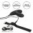 Черный массажер простаты с пультом-браслетом Eclipse Wristband Remote Pulsing Probe - 11,5 см. 