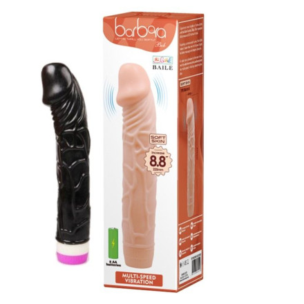 Черный вибратор-реалистик Bob - 22,5 см. 