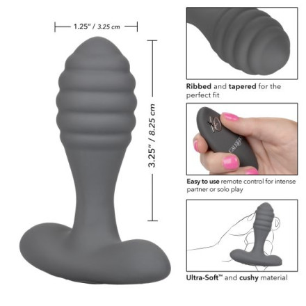 Серый вибронабор Silicone Remote Adventure Set 