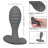 Серый вибронабор Silicone Remote Adventure Set 
