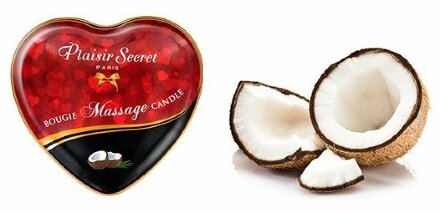 Массажная свеча с ароматом кокоса Bougie Massage Candle - 35 мл. 