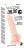 Телесный фаллоимитатор на присоске Silicone Dildo - 18 см. 
