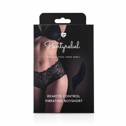 Кружевные шортики с виброэлементом Remote Control Vibrating Boyshort 