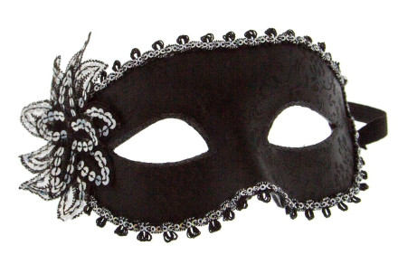 Карнавальная маска с цветком Venetian Eye Mask 