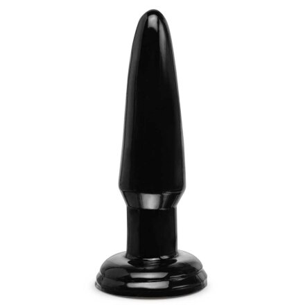 Черная малая анальная пробка Beginners Butt Plug - 10 см. 