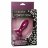 Фиолетовая анальная вибропробка с кристаллом Vibrating Petite Crystal Probe - 9,5 см. 