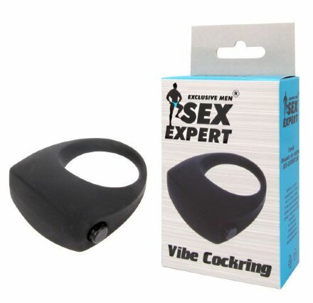Эрекционное кольцо с вибрацией Sex Expert 