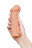 Телесная закрытая насадка с шершавой головкой Cock Sleeve Size L - 17,6 см. 