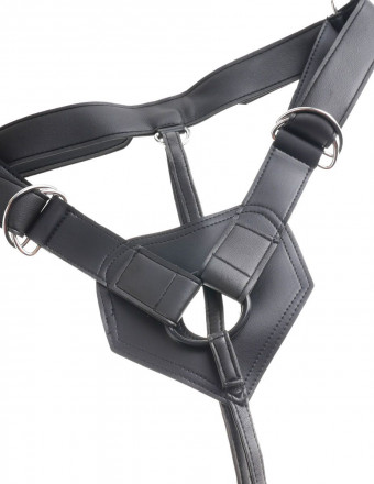 Страпон на виниловых трусиках Strap-on Harness Cock - 17,8 см. 