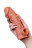 Насадка на фаллос с отверстием для мошонки EXTREME SLEEVE - 17,6 см. 