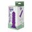 Фиолетовый ребристый анальный стимулятор RIBBED PLUG - 13,5 см. 