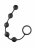 Чёрная анальная цепочка Classic Anal Beads - 31,5 см. 