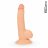 Телесный реалистичный фаллоимитатор Erowoman на присоске 