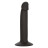 Черный анальный фаллоимитатор Silicone Slim Anal Stud 
