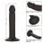 Черный анальный фаллоимитатор Silicone Slim Anal Stud 