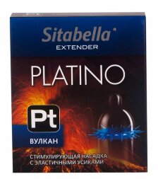 Стимулирующая насадка с усиками Platino &quot;Вулкан&quot;