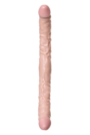 Двусторонний фаллоимитатор Realstick Nude - 34 см. 