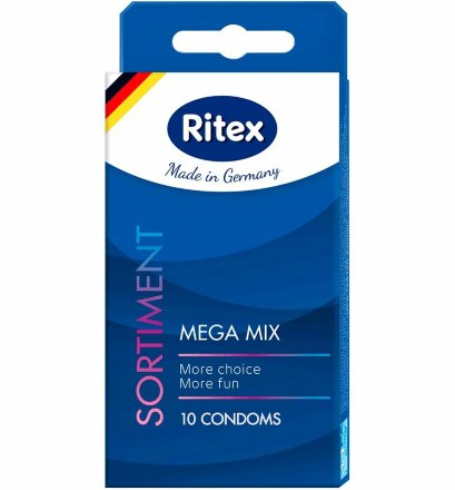 Микс презервативов RITEX SORTIMENT - 10 шт. 