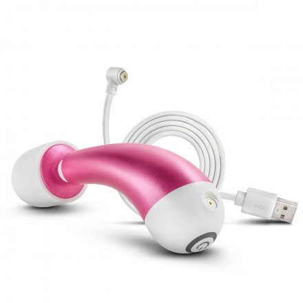 Розовый жезловый вибратор Noje W3 Rose 