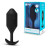 Черная вибропробка для ношения Vibrating Snug Plug 5 - 16,5 см. 