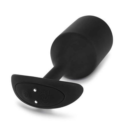 Черная вибропробка для ношения Vibrating Snug Plug 5 - 16,5 см. 