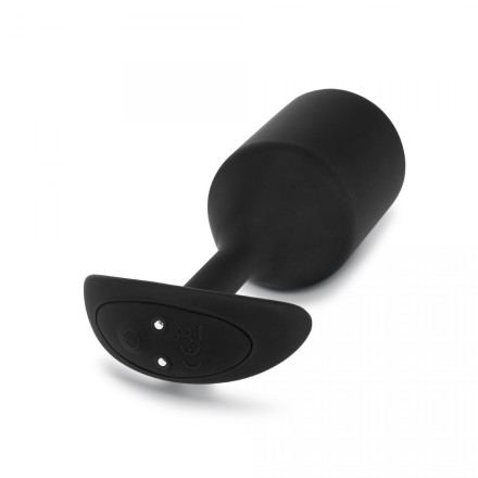 Черная вибропробка для ношения Vibrating Snug Plug 5 - 16,5 см. 