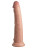 Телесный фаллоимитатор-реалистик King Cock Ellite Dual Density - 25,5 см. 