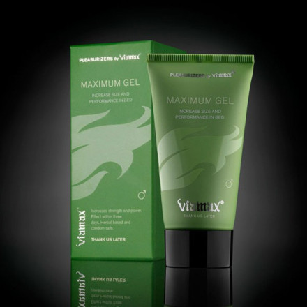Возбуждающий и увеличивающий размеры гель для мужчин Viamax Maximum Gel - 50 мл. 