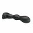 Черный анальный стимулятор простаты с вибрацией Special Anal Massager - 14,5 см. 