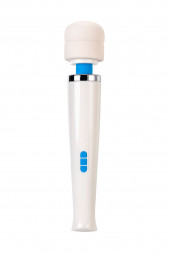 Белый вибромассажёр Love Magic Rechargeable HV-270 - 32 см.