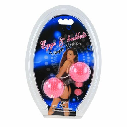 Розовые вагинальные шарики Love Balls 