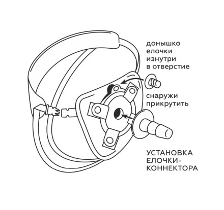 Универсальный пояс для насадок BEST UNI STRAP 