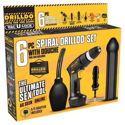 Секс-набор SPIRAL DRILLDO SET 6 PIECE 