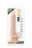 Телесный фаллоимитатор на присоске Dr. Skin Realistic Cock Stud Muffin - 21,6 см. 