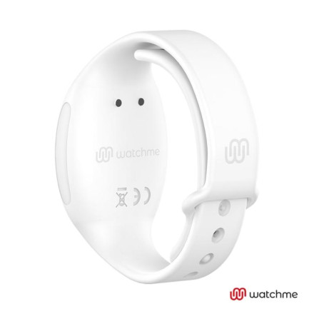 Голубой вибратор для пар с белым пультом-часами Weatwatch Dual Pleasure Vibe 