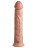 Телесный фаллоимитатор-реалистик King Cock Ellite Dual Density - 28 см. 