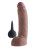 Коричневый фаллоимитатор с эффектом семяизвержения Squirting Cock with Balls - 22,9 см. 